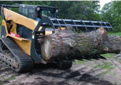 skid steer heavy duty brush and rock grapple